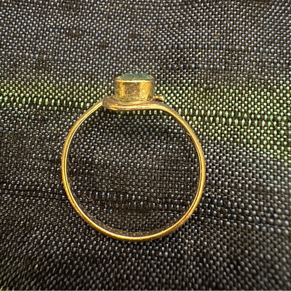 Silver Blue Topaz Ring | Handmade in Asheville NC | Size 5 - Picture 4 of 4